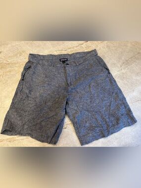 Patagonia Hemp Organic Cotton Shorts Men’s 38 Blue Chambray Size 38